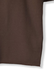 裏毛Vネックカットソー≪手洗い可能≫