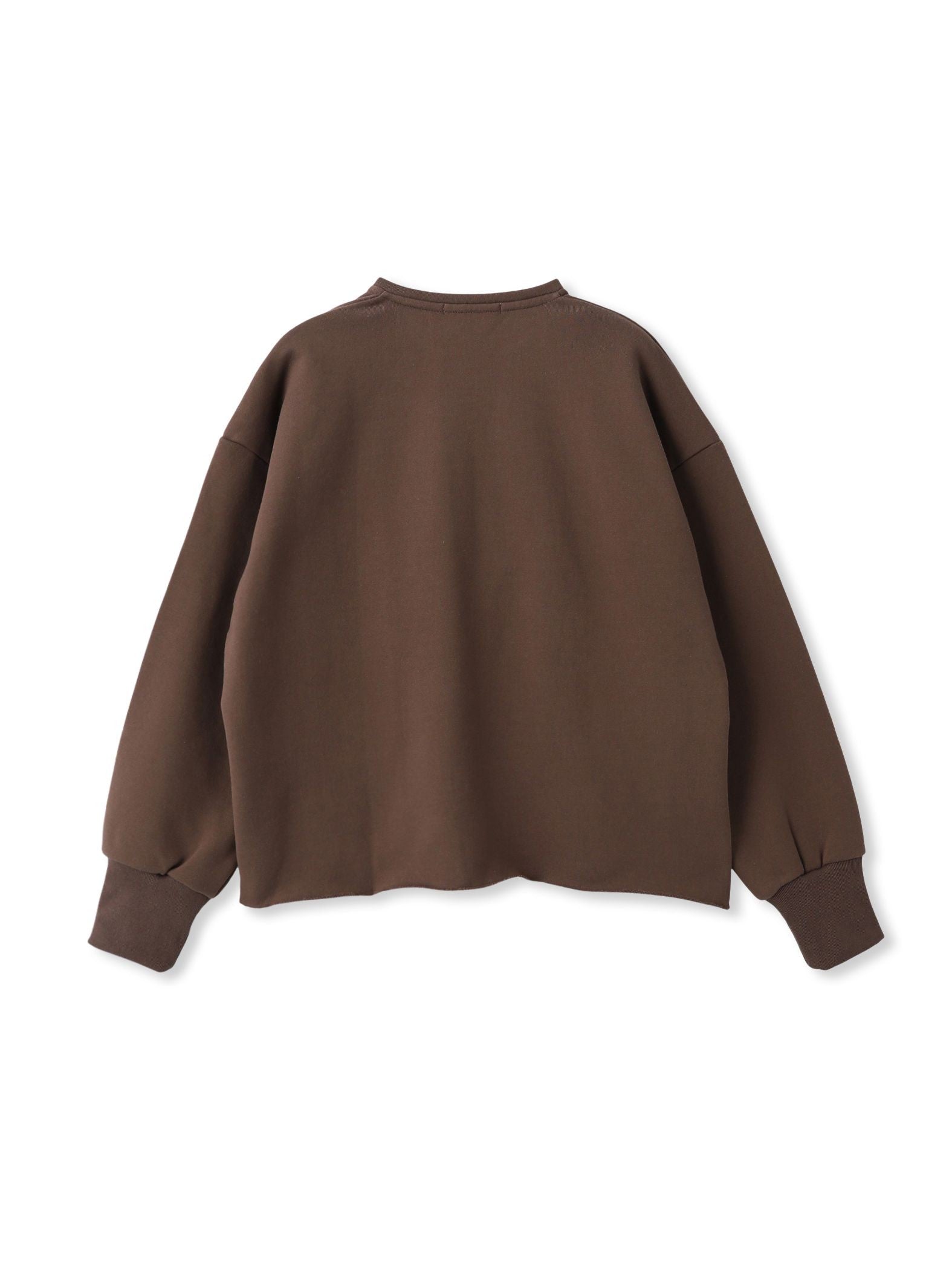 裏毛Vネックカットソー≪手洗い可能≫