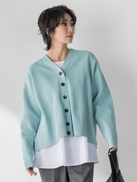 【WEB限定カラーあり】スポンディッシュニットカーディガン
