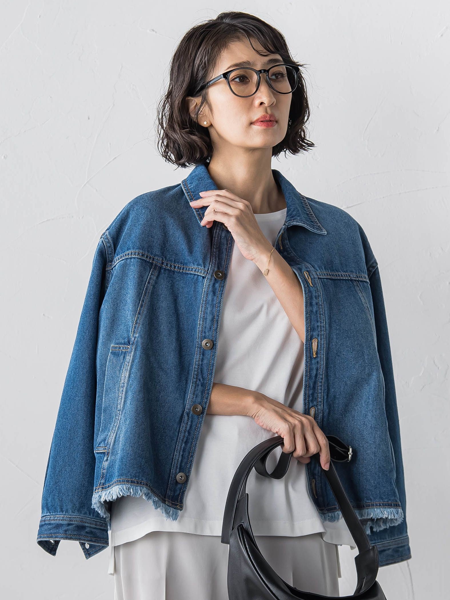 【大きいサイズ】デニムジャケット