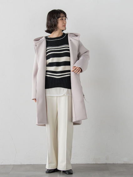 【WEB限定】”ふんわり着心地”ランダムボーダーニット