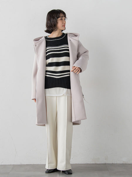 【WEB限定】”ふんわり着心地”ランダムボーダーニット