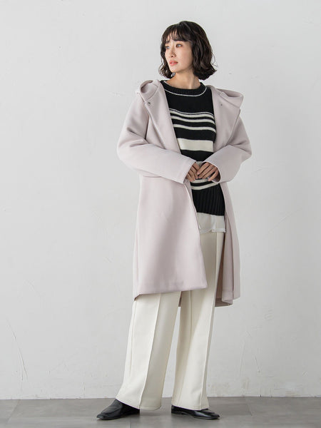 【WEB限定】”ふんわり着心地”ランダムボーダーニット