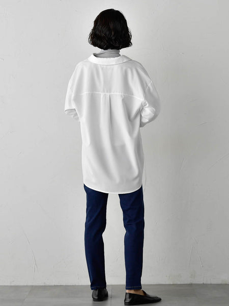 【WEB限定】”3コーデが叶う2点セット”ニット×シャツ≪手洗い可能≫