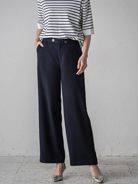 ノンウールツィードパンツ≪洗濯機で洗える/セットアップ対応≫