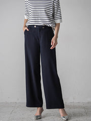 ノンウールツィードパンツ≪洗濯機で洗える/セットアップ対応≫