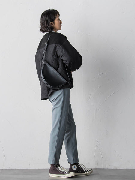 【biyori】キルティングノーカラーブルゾン