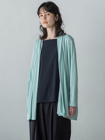 シルク混カットカーディガン≪手洗い可能≫