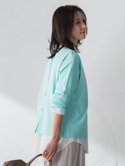 バックボタンデザインニット