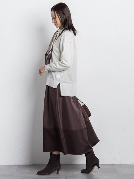 【WEB限定】ベーシックウールカーディガン≪洗える≫