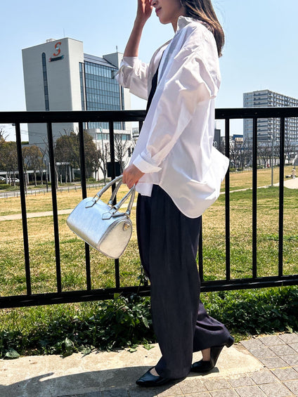 【WEB限定】スクエアネックタンクトップ≪手洗い可能≫