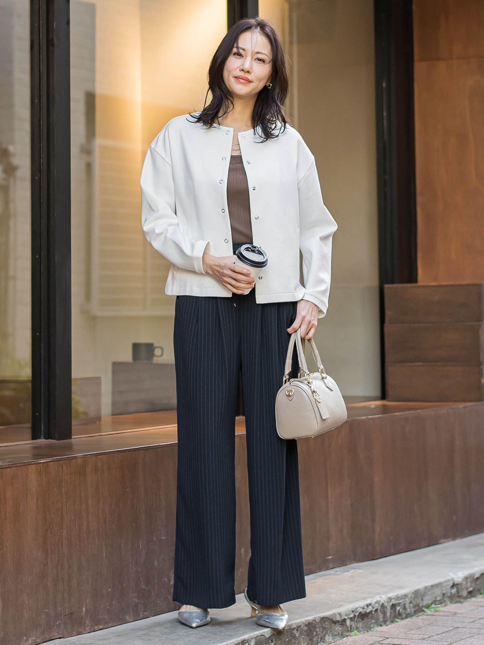 【WEB限定】美フォルムデイリーカーディガン