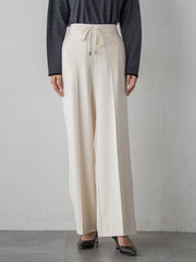 【大きいサイズ】エクセレントウォーム裏起毛ワイドパンツ