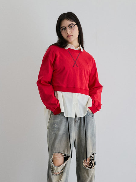 【ENIM BY VICKY】ボリュームスリーブショートトップス《手洗い可能》