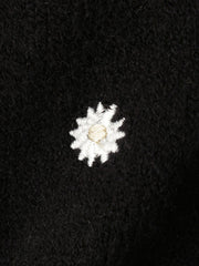 マーガレット刺繍ニットプルオーバー≪手洗い可能≫