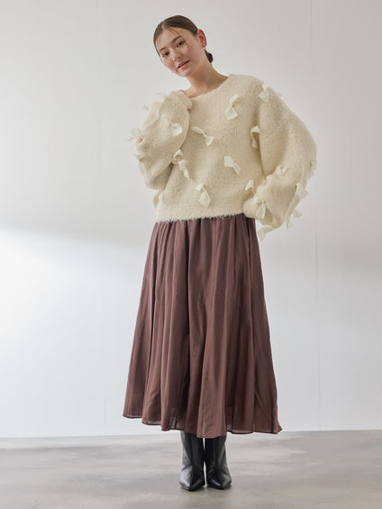 メニリボンブークレーニット≪手洗い可能≫