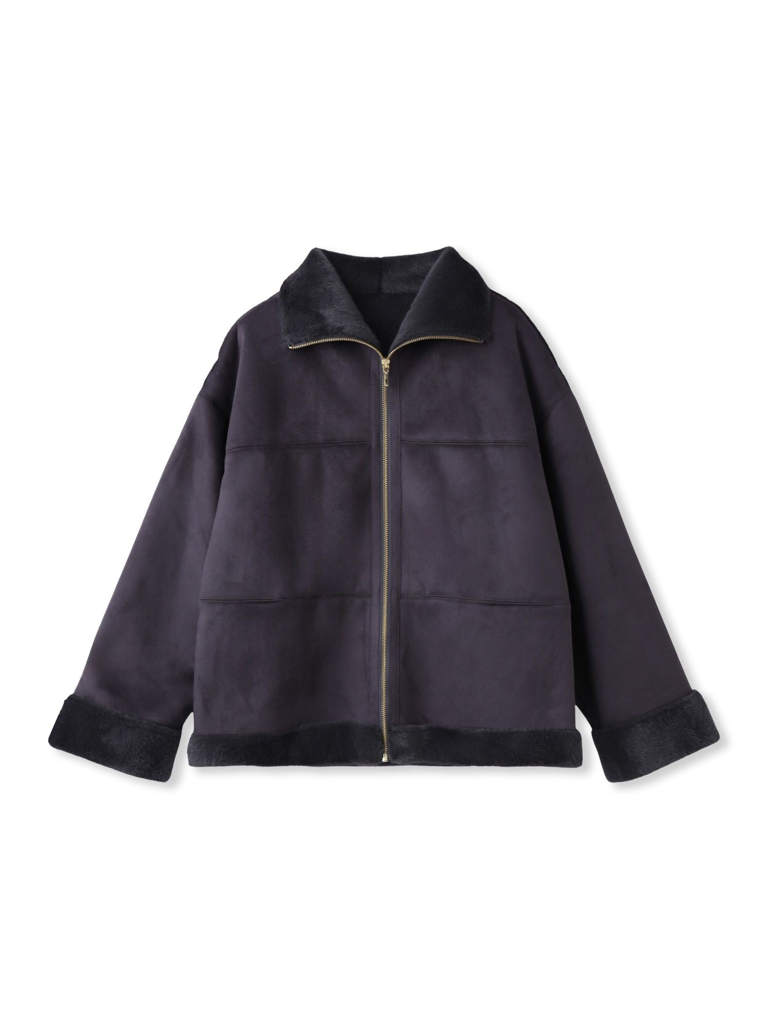 【WEB限定】フェイクムートンファーコート