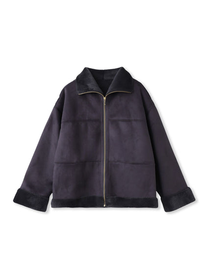 【WEB限定】フェイクムートンファーコート