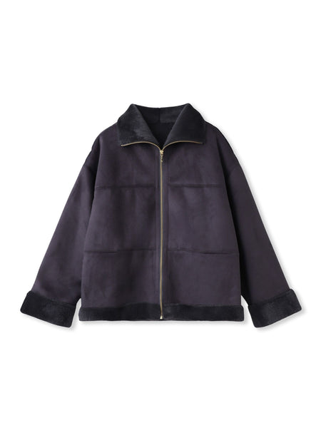 【WEB限定】フェイクムートンファーコート