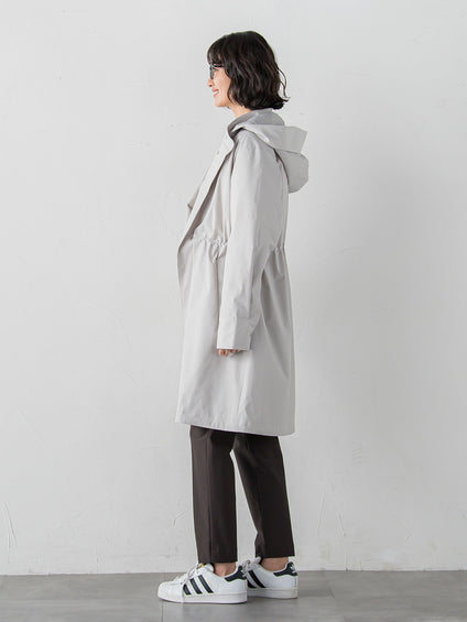 【大きいサイズ】パーテーションダウンロングコート