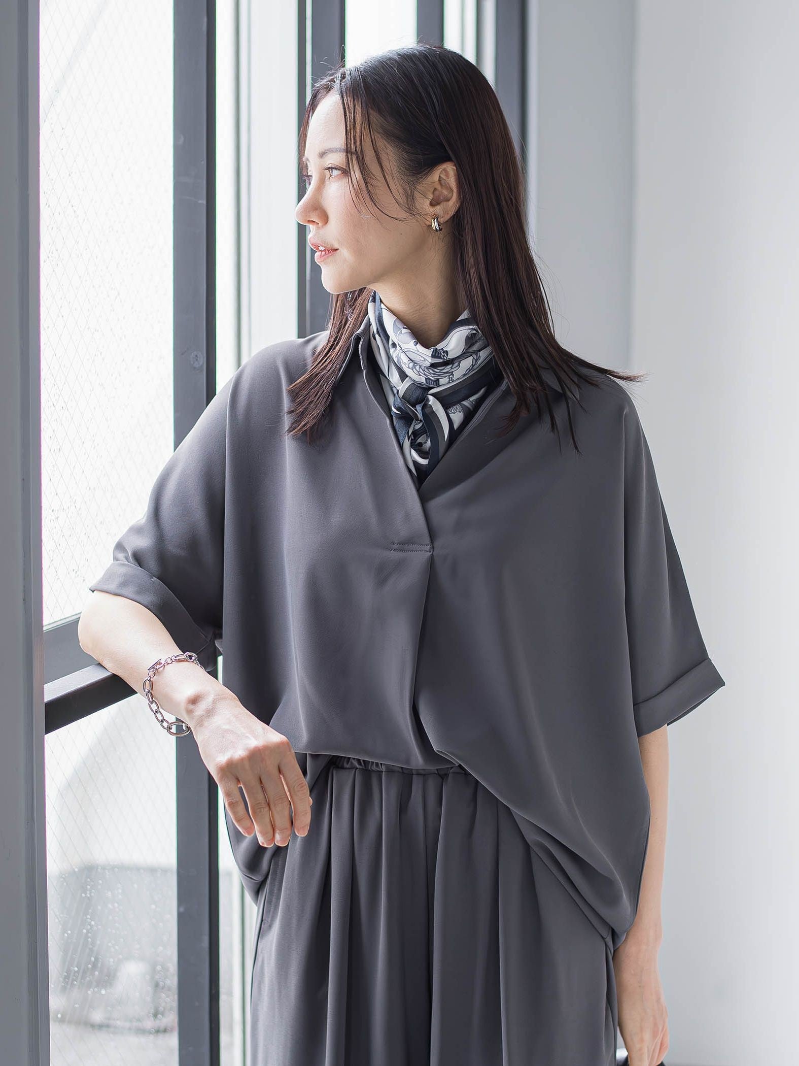 【WEB限定】クールアップブラウス≪セット着用可≫