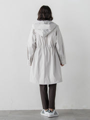 【大きいサイズ】パーテーションダウンロングコート