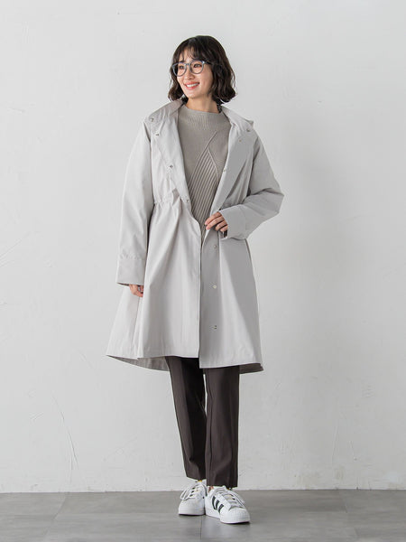 【大きいサイズ】パーテーションダウンロングコート