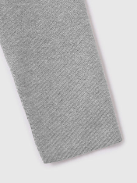 ストリング付バレエネックリブニット≪手洗い可能≫