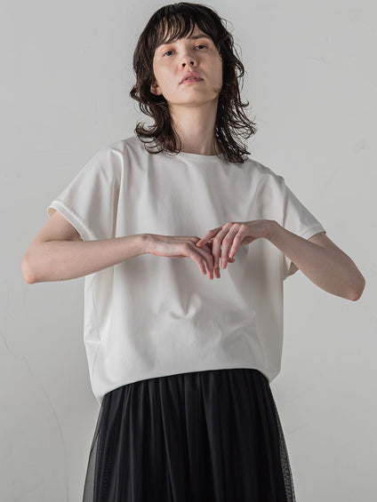 マシュマロポンチカットソー≪洗濯機で洗える≫