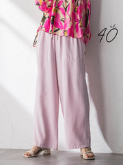 【40周年限定】カラーデニムイージーワイドパンツ