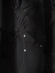 スパンコールテープチュールブラウス