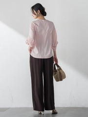 デザインスリーブプルオーバー