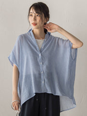【WEB限定カラーあり】ドルマンブラウス+タンクSET