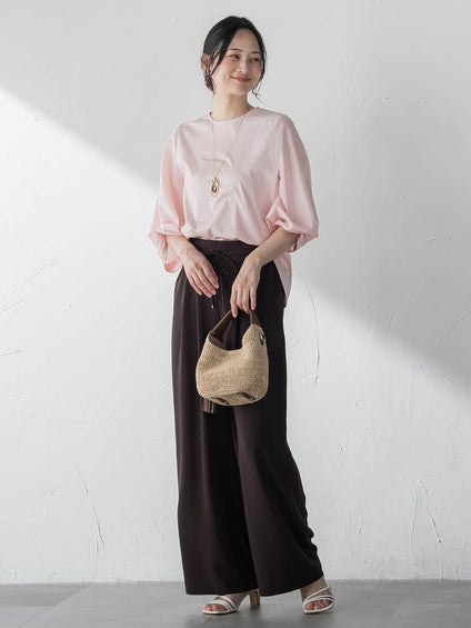 デザインスリーブプルオーバー