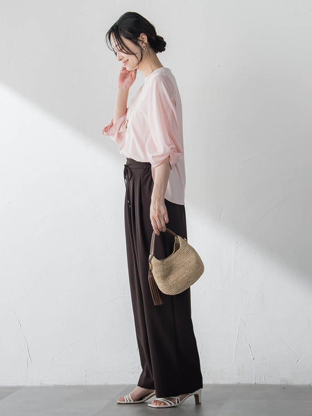 デザインスリーブプルオーバー