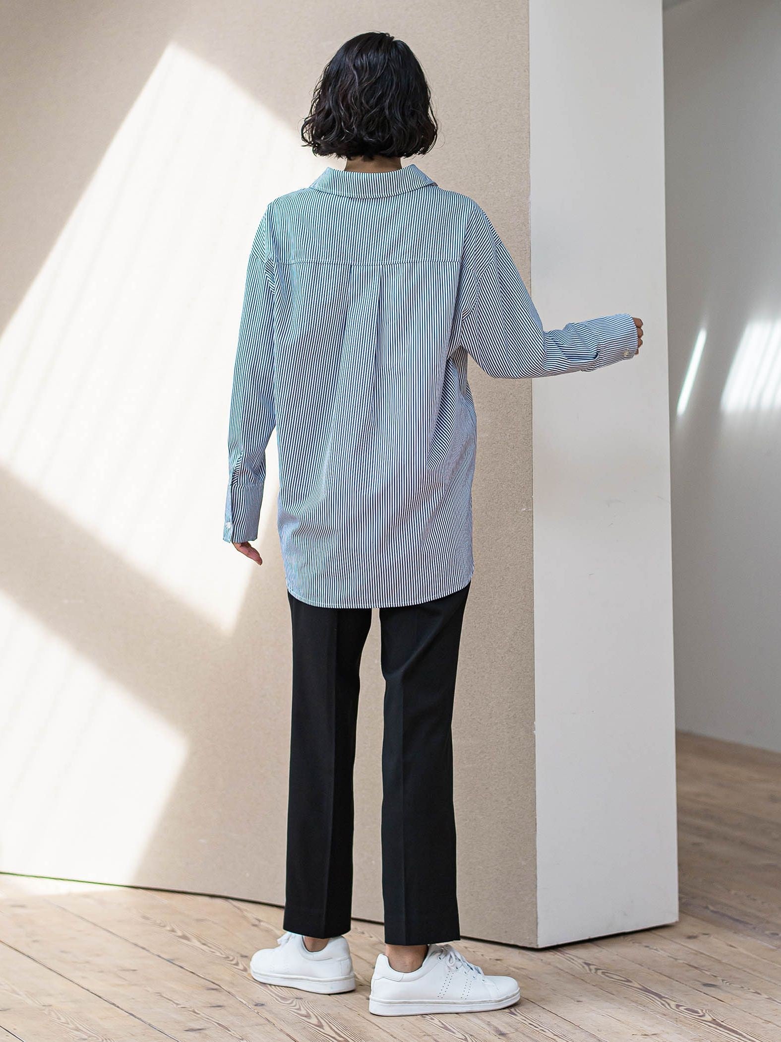 【WEB限定】”すっきり快適な履き心地”テーパードパンツ≪洗濯機で洗える≫