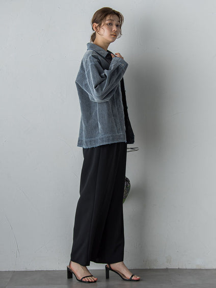 【カタログ掲載】FLOCK on DENIMジャケット≪手洗い可能≫