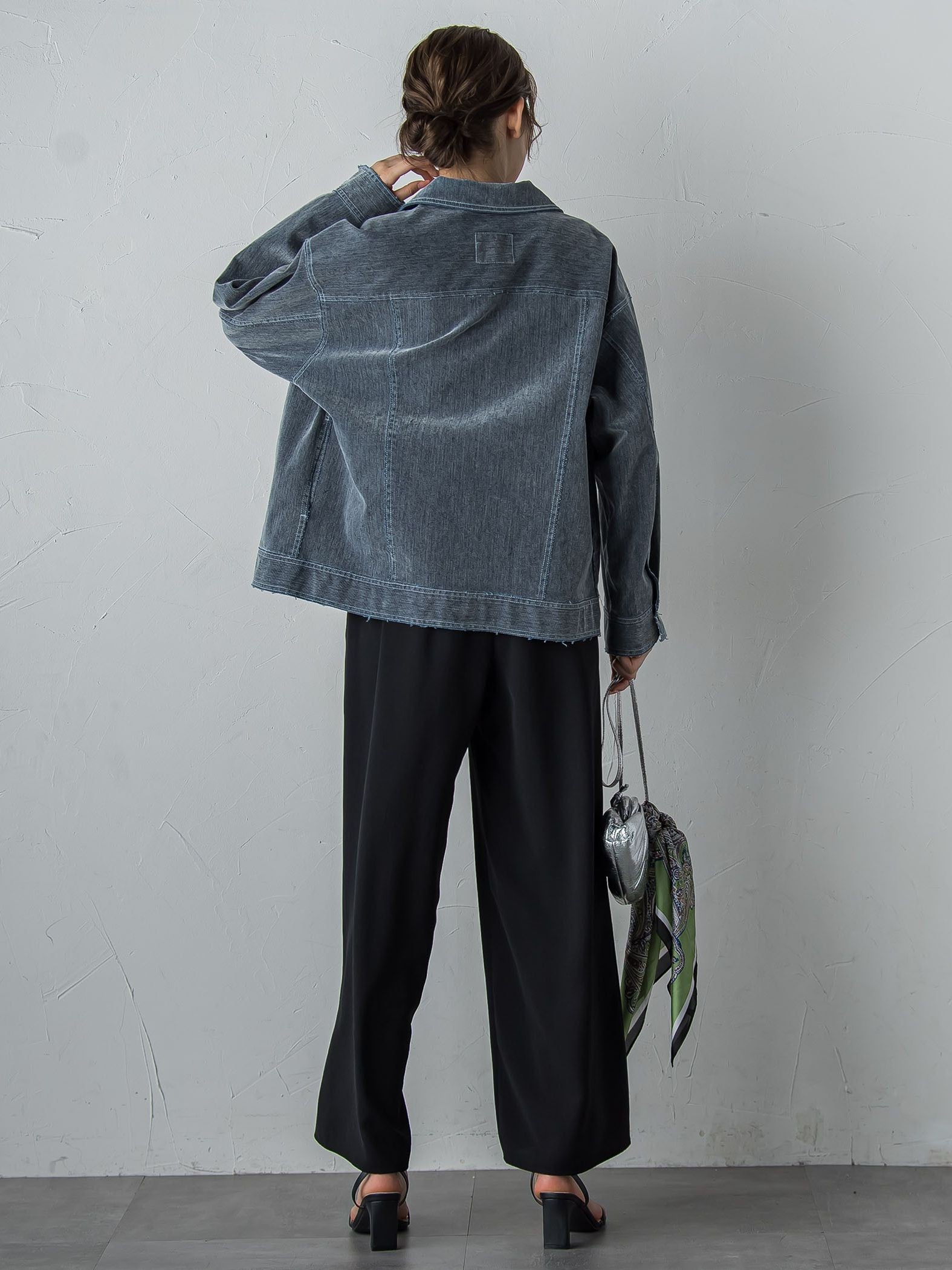 【カタログ掲載】FLOCK on DENIMジャケット≪手洗い可能≫