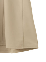 カットジョーゼットレースカラーフレアプルオーバー