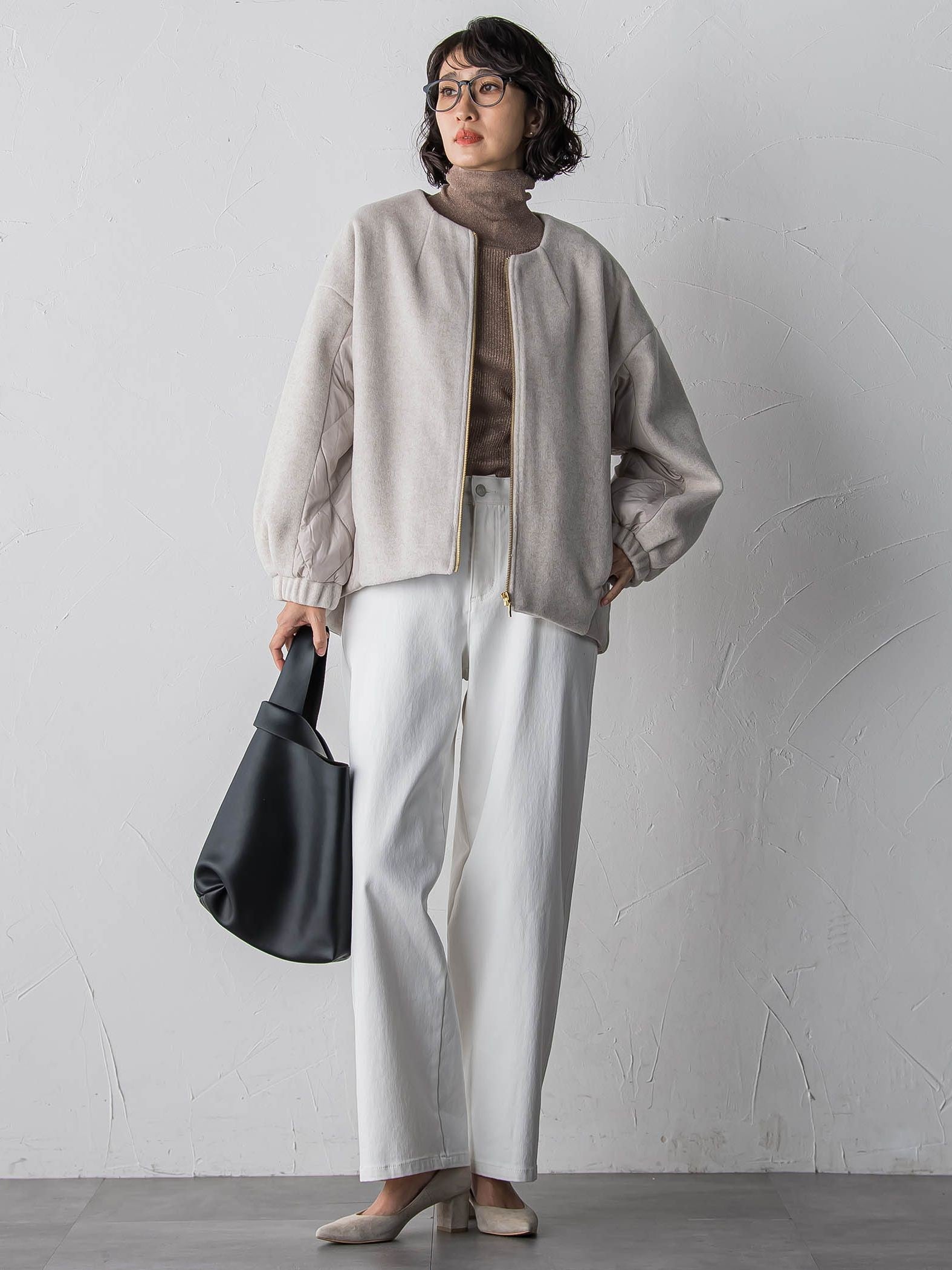 【大きいサイズ】”暖かさも洒落感も”裏起毛デニム