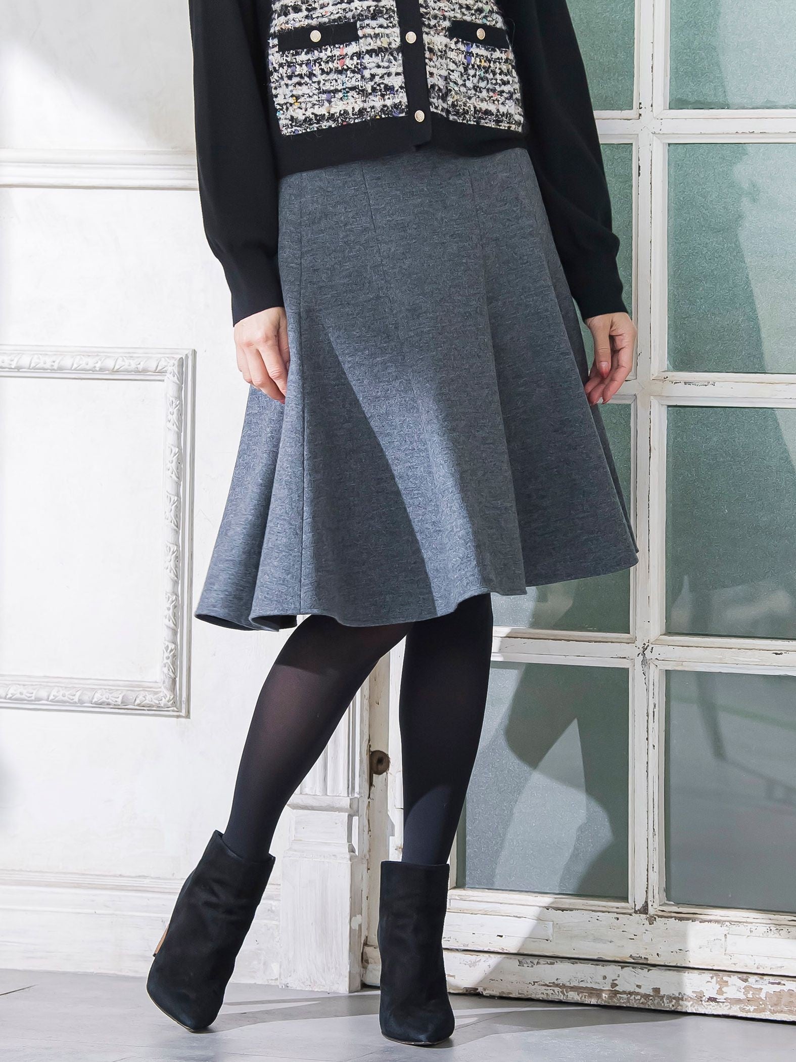 ルミナリー圧縮スムーススカート