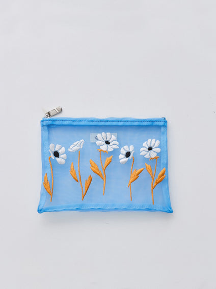 【Casselini】チュール刺繍ポーチ