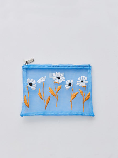 【Casselini】チュール刺繍ポーチ