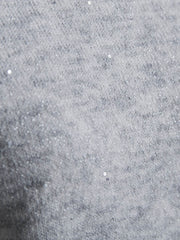 スパンコールクルーネックニット≪洗える≫