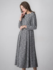 ツイードラメワンピース