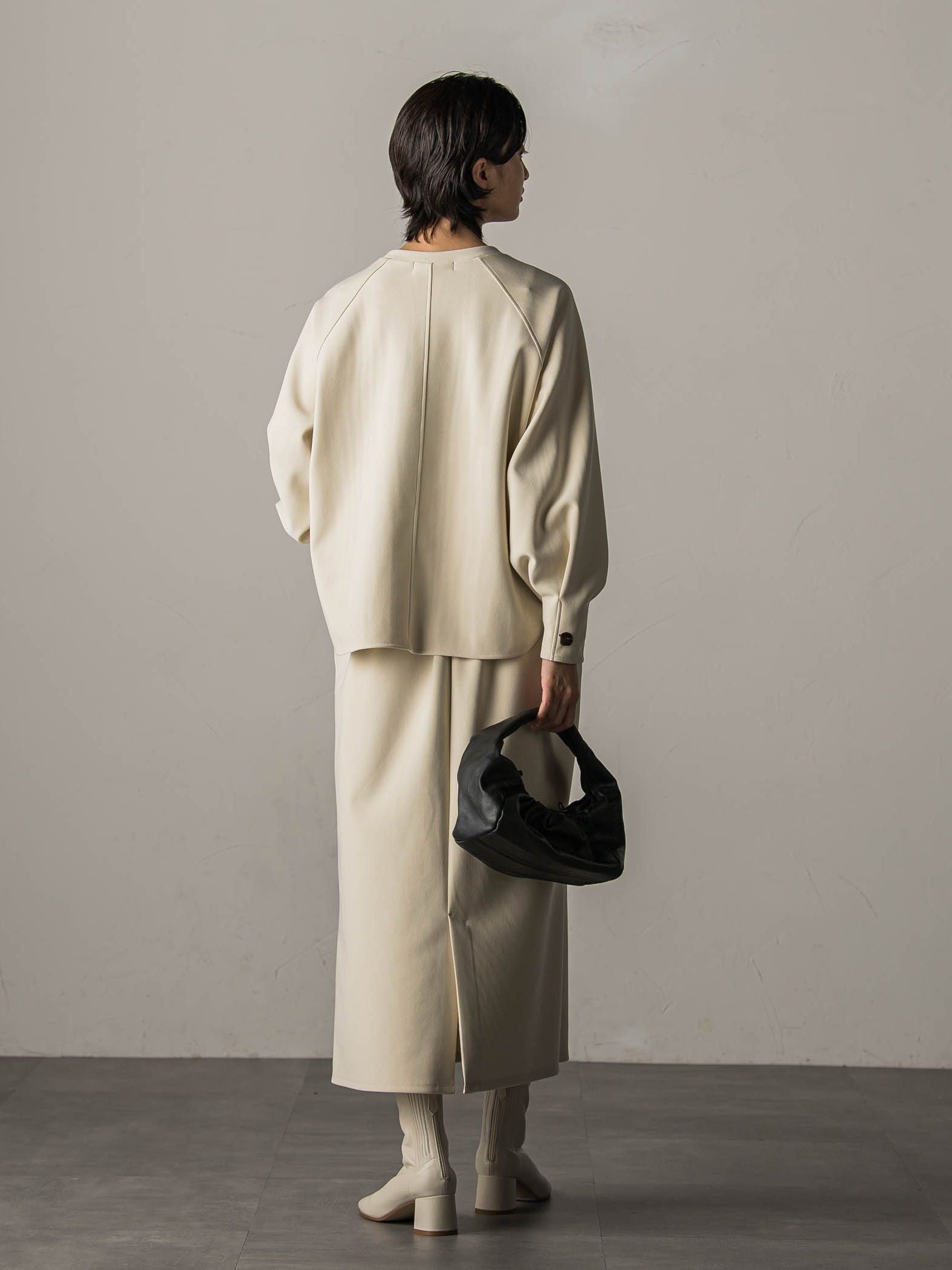 ジョーゼットダンボールAラインスカート≪セットアップ対応/洗濯機で洗える≫