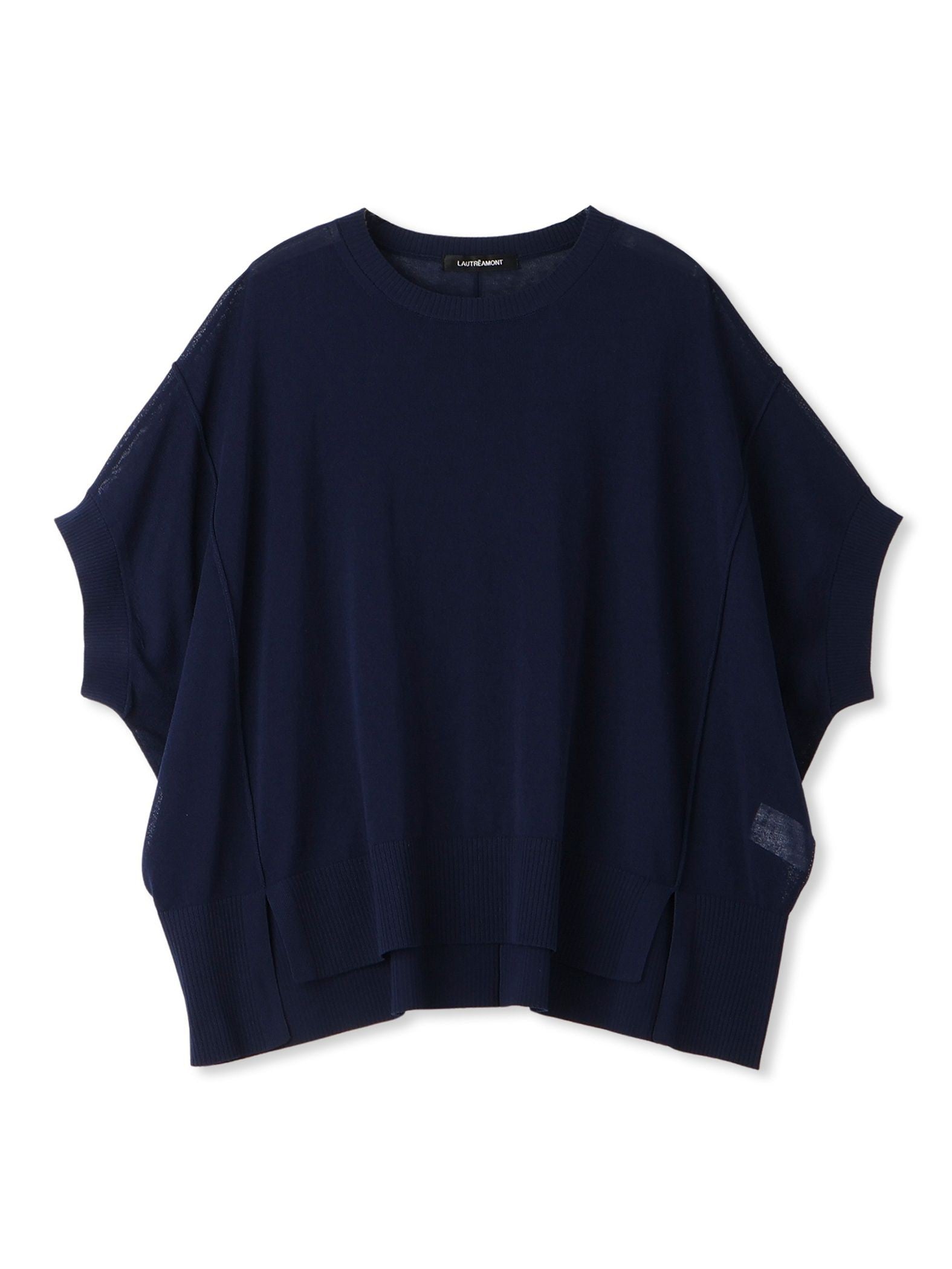 【WEB限定】リネンライクシアーニット≪手洗い可能≫