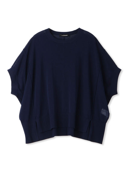 【WEB限定】リネンライクシアーニット≪手洗い可能≫