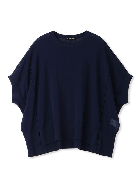 【WEB限定】リネンライクシアーニット≪手洗い可能≫