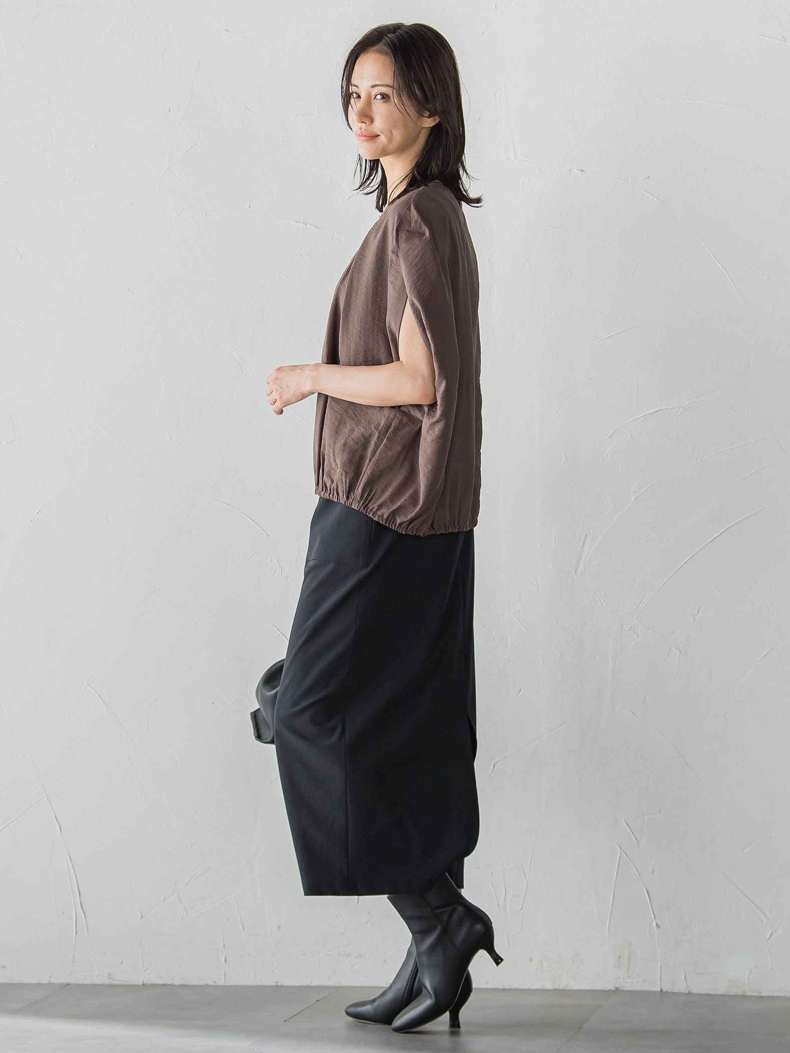 【WEB限定】Active Beautyナロースカート≪洗濯機で洗える≫